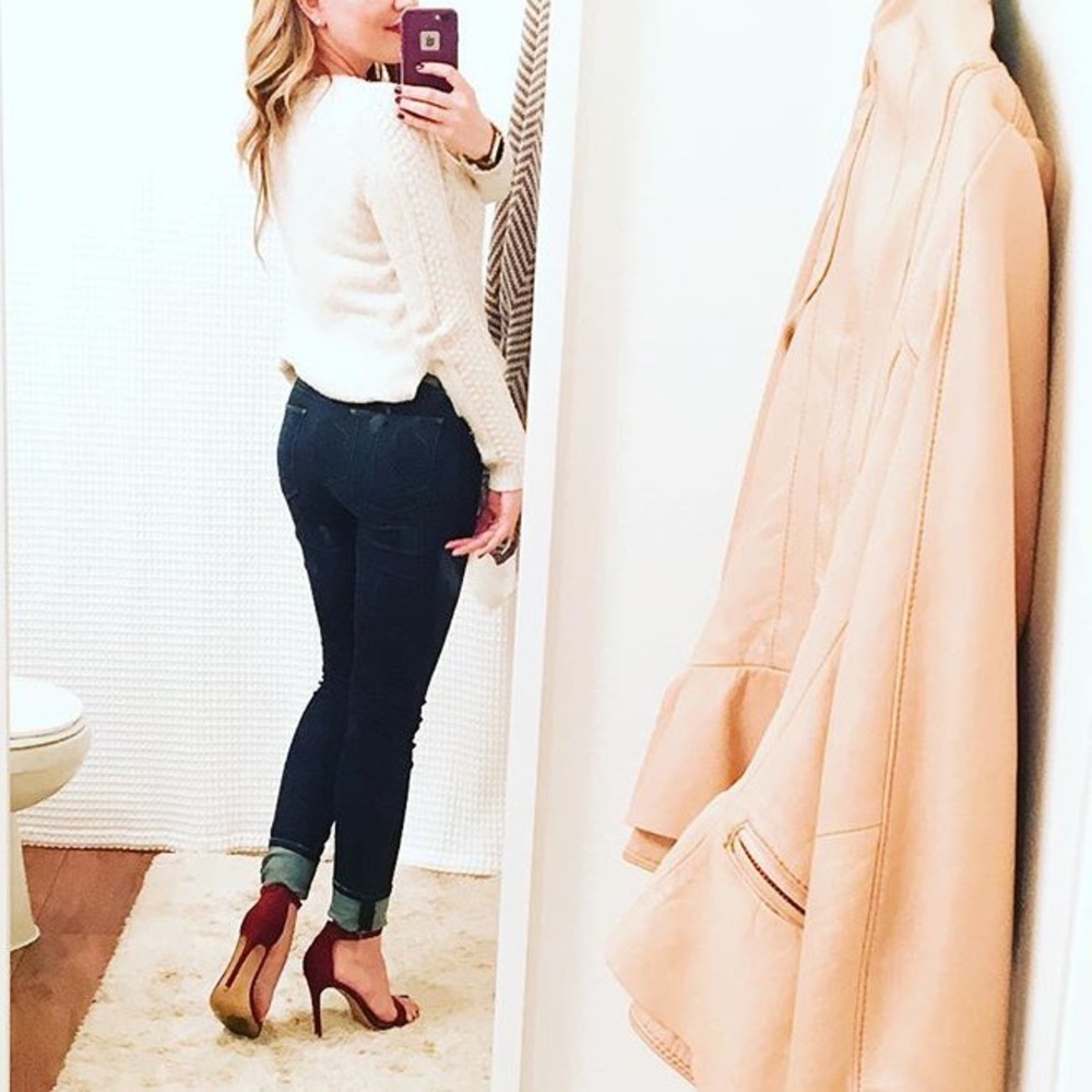 Hudson High rise skinny jeans